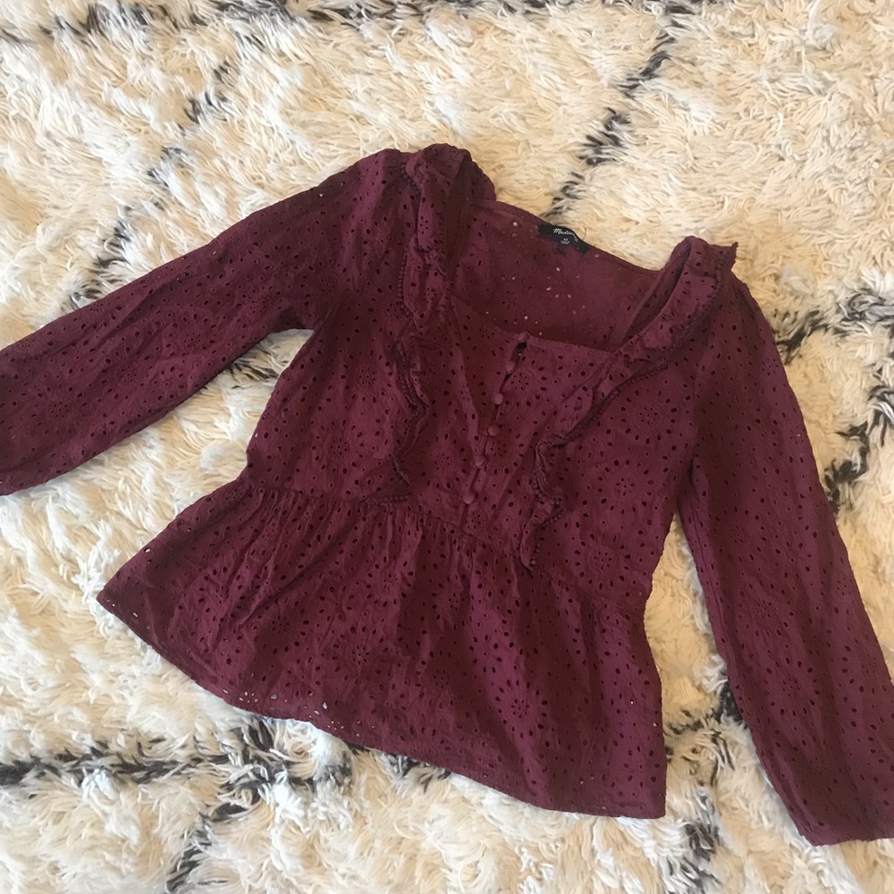 Madewell Eyelet Blouse